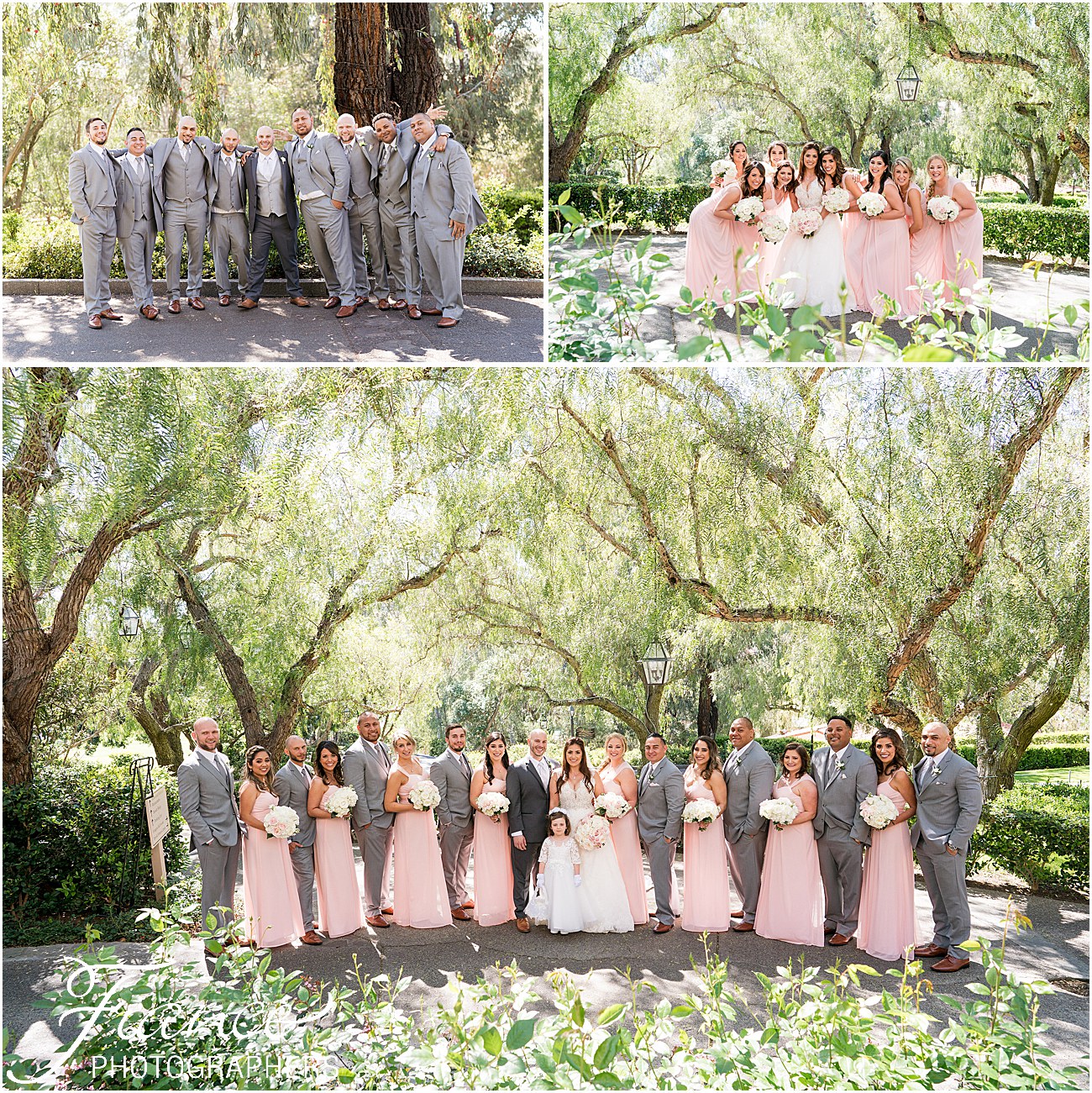 April Rancho Bernardo Inn Wedding Bridal Party