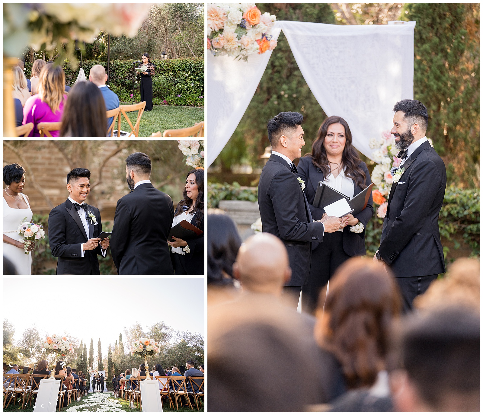 highlights, Estancia La Jolla Gay Fall Wedding Ceremony